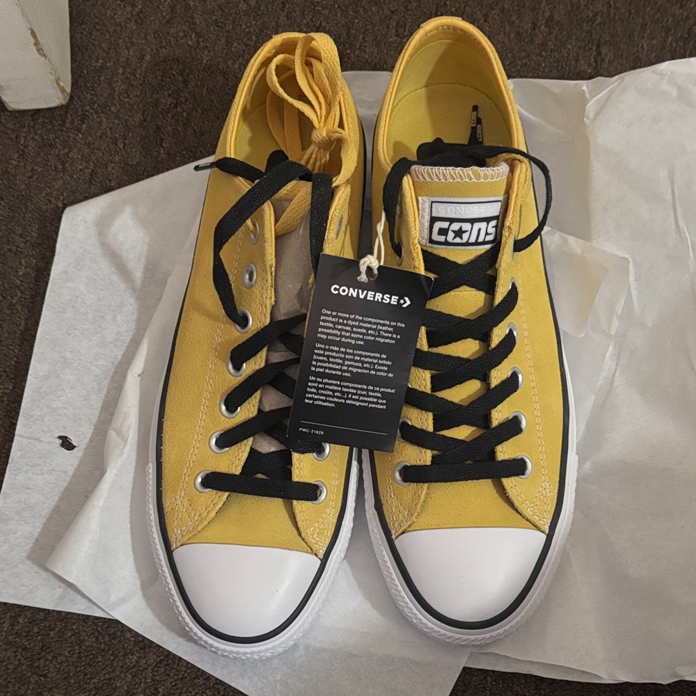 Converse Chuck Taylor All Star, 9.5, CONS CTAS Low, Banana
